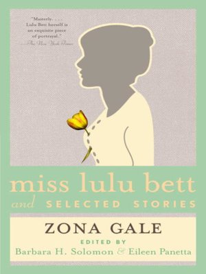 cover image of Miss Lulu Bett and Selected Stories
